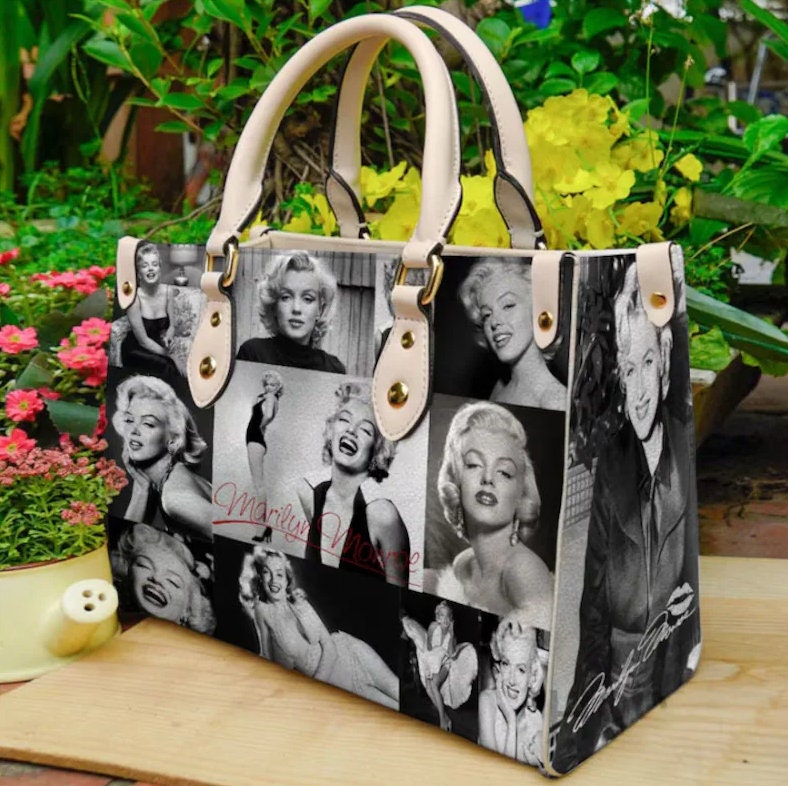 Marilyn Monroe Leather Bags, Marilyn Monroe Lovers Handbag, Marilyn Monroe Bag And Purses, Leather Bags, Handmade Bag, Women Handbag