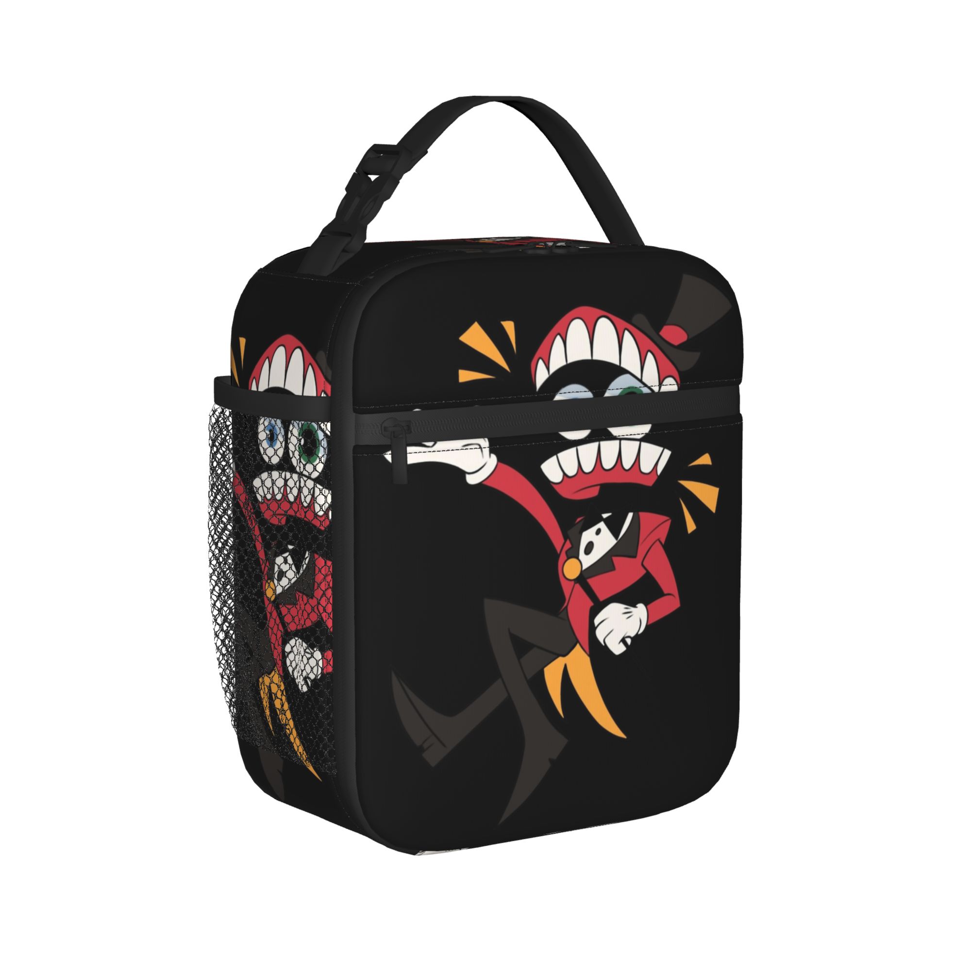 Caine Cartoon Digitals Circus Thermal Insulated Lunch Bag for Picnic Portable Food Bag Container Cooler Thermal Lunch Boxes