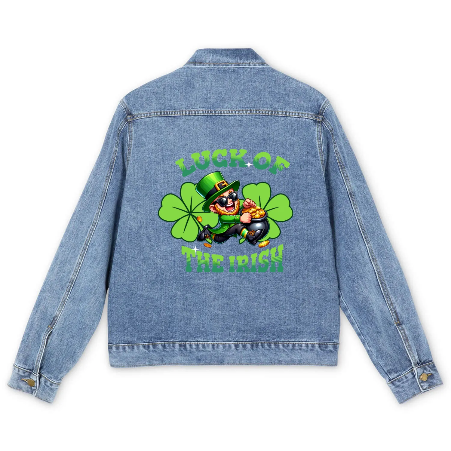 Luck of the Irish Men's Denim Jackets