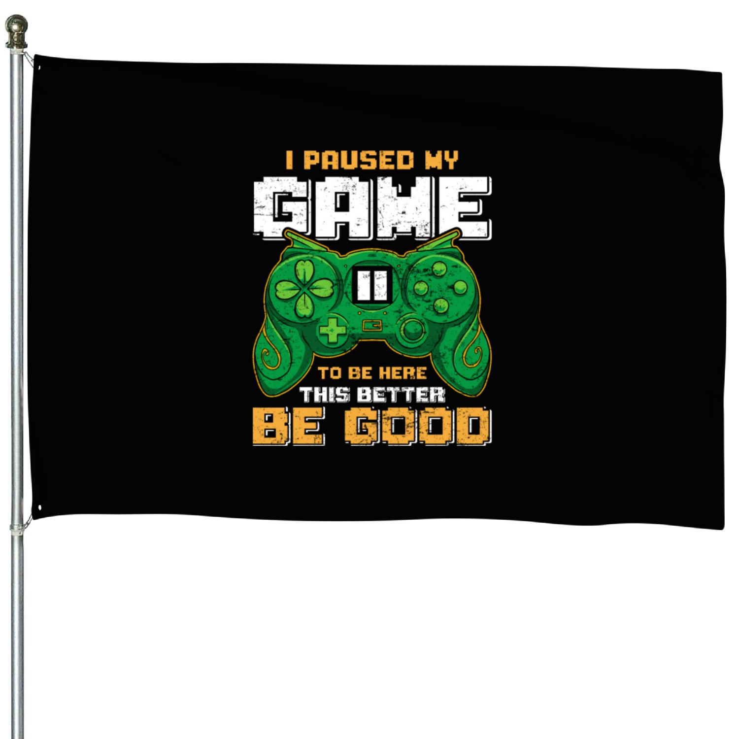 Gamer Paused my Game to be Here Better Be Good House Flags
