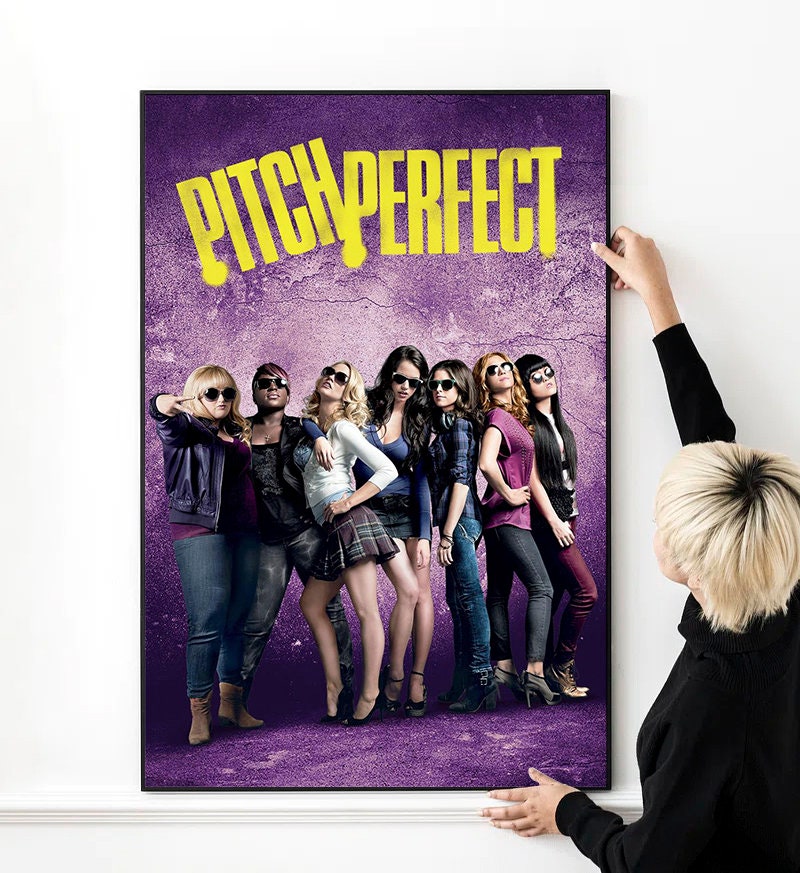 Pitch Perfect 2012 Movie Poster High Quality Print Photo Wall Art Canvas Cloth Multi size