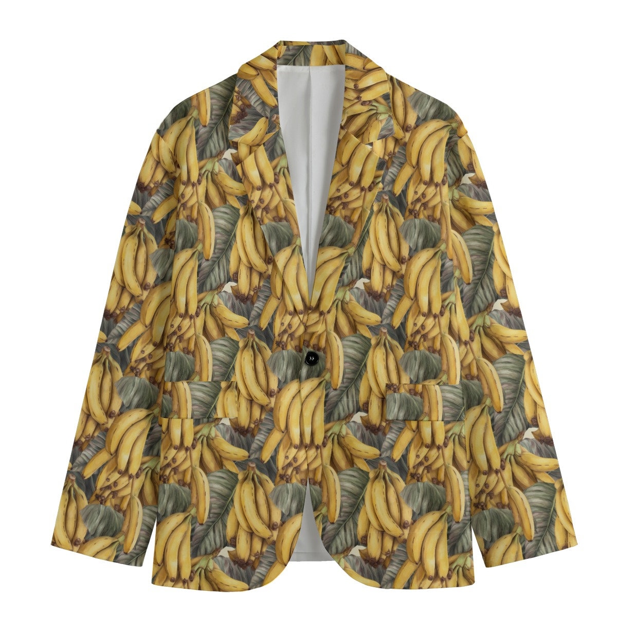 Banana Suit Jacket Women's Casual Blazer, Women Suit Jacket, Gift For Her