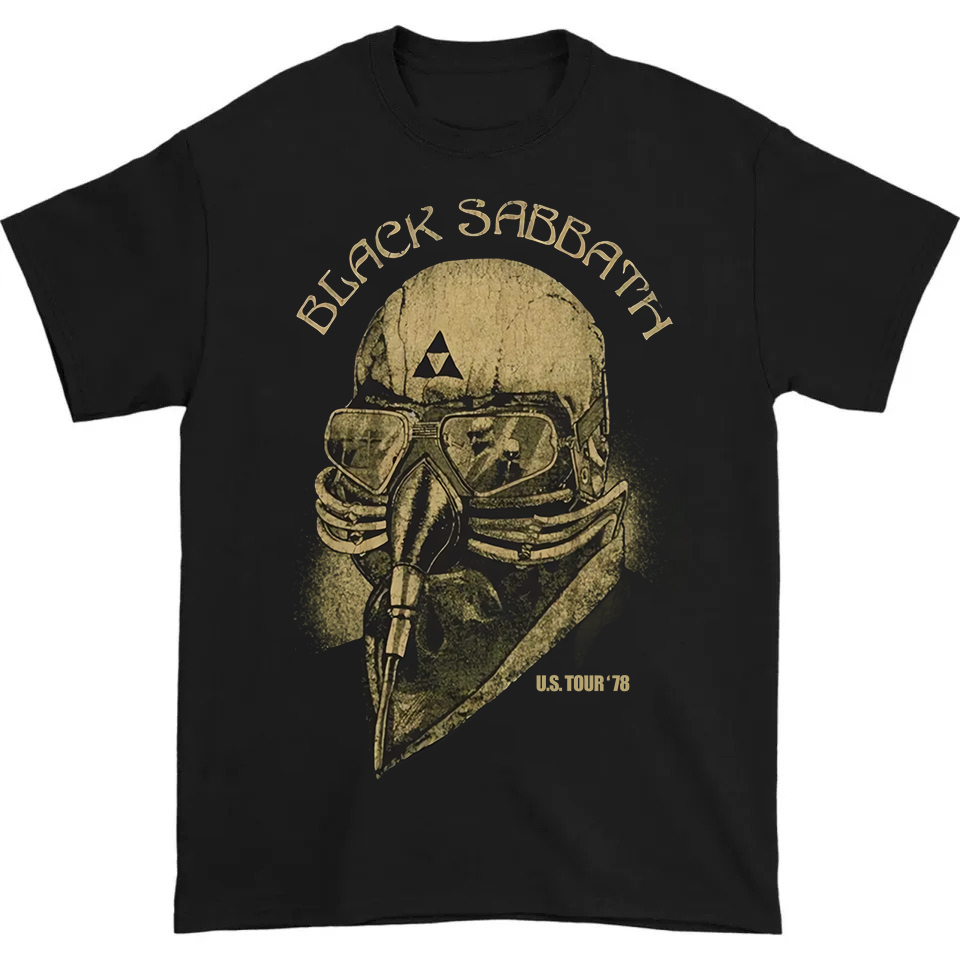 Black Sabbath Never Say Die US Tour 1978 Official T-Shirt Large New