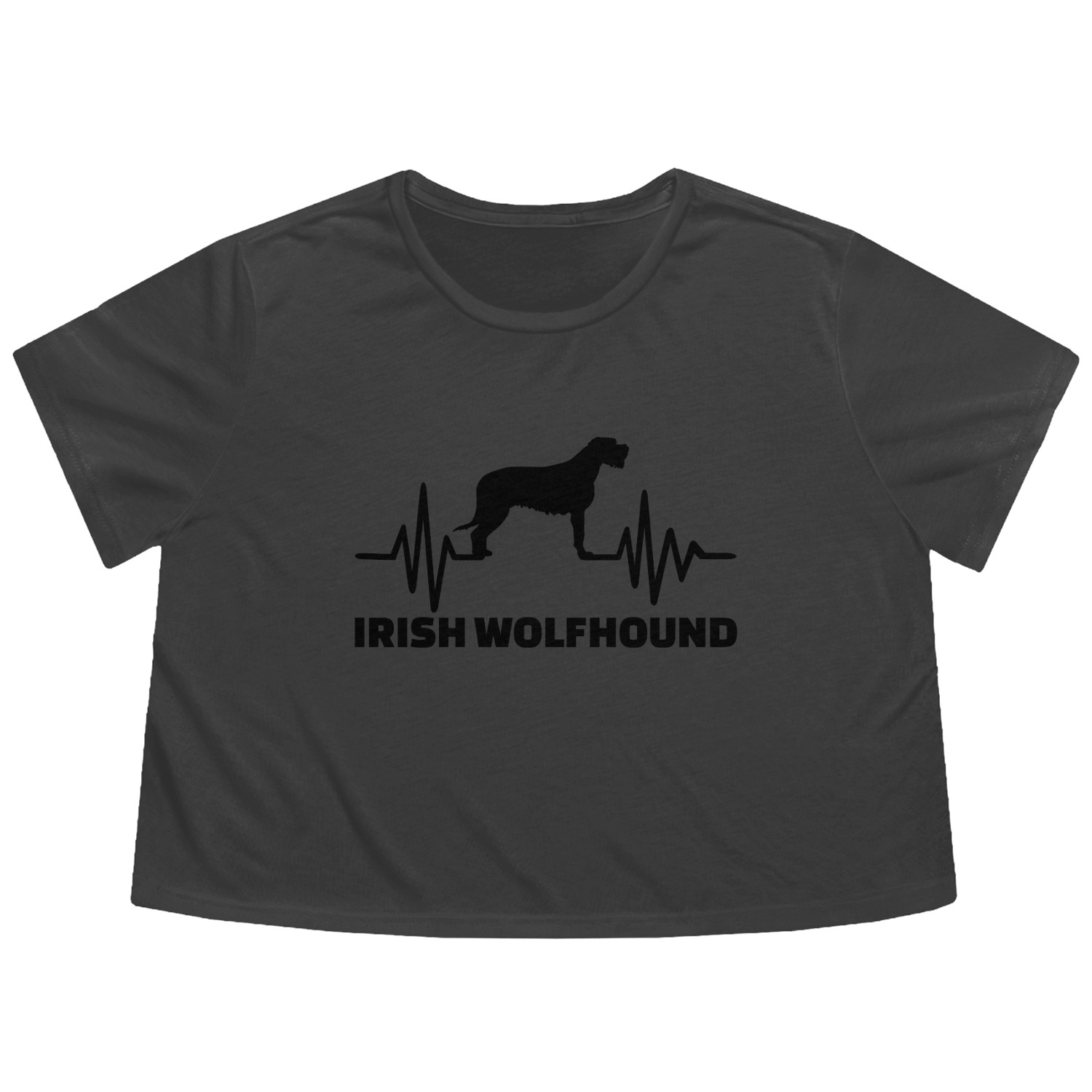Irish Wolfhound Flowy Cropped Tees