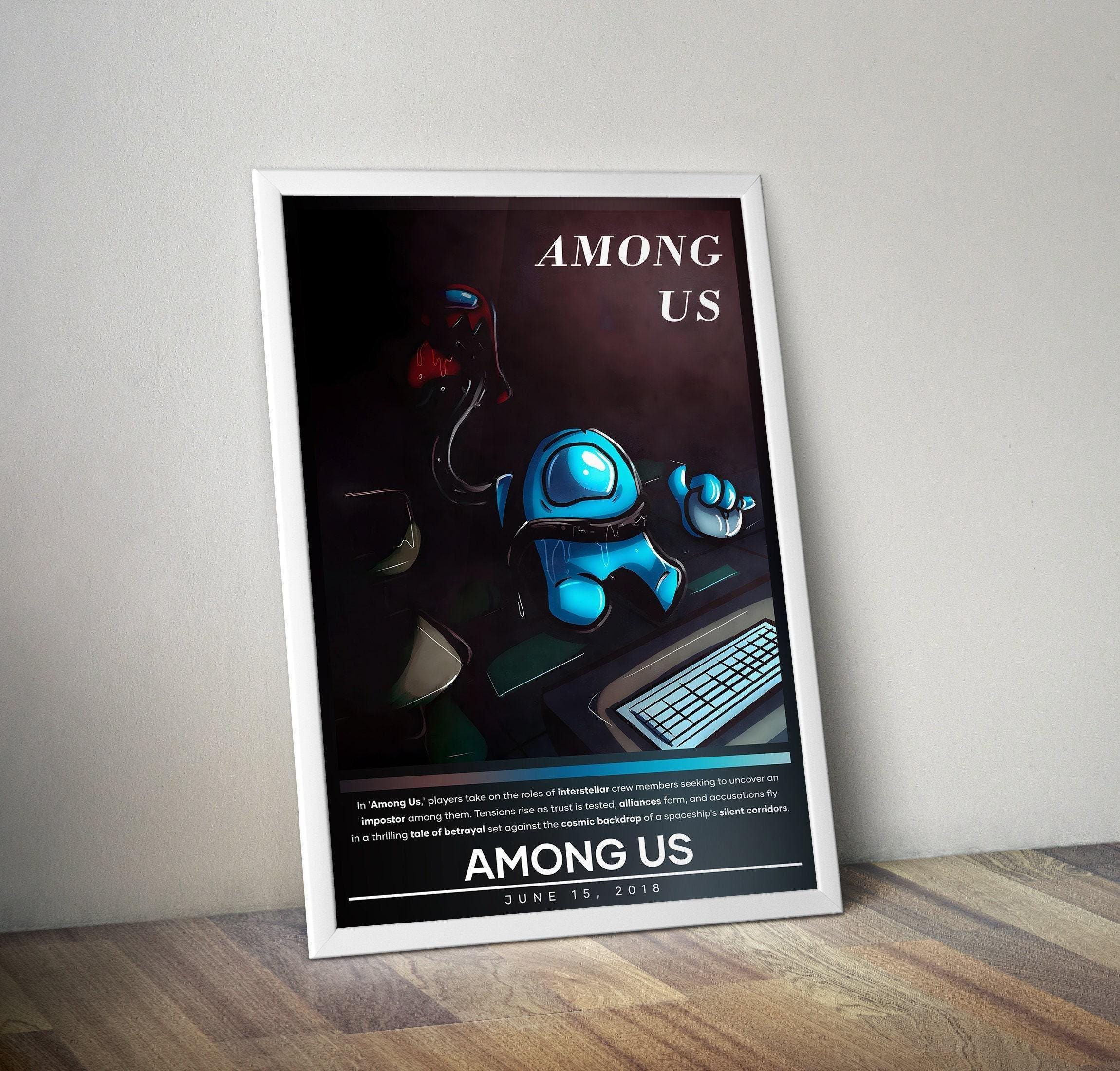 Among Us Poster | Among Us | Gaming Poster | Video Game Posters | Wall Decor Posters