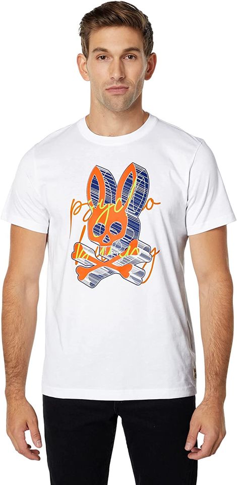 Psycho Bunny Men Mens Coniston Graphic T Shirt
