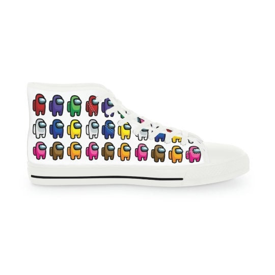 Among Us High Top Sneakers, Unique Design For Birthday Gift And Events
