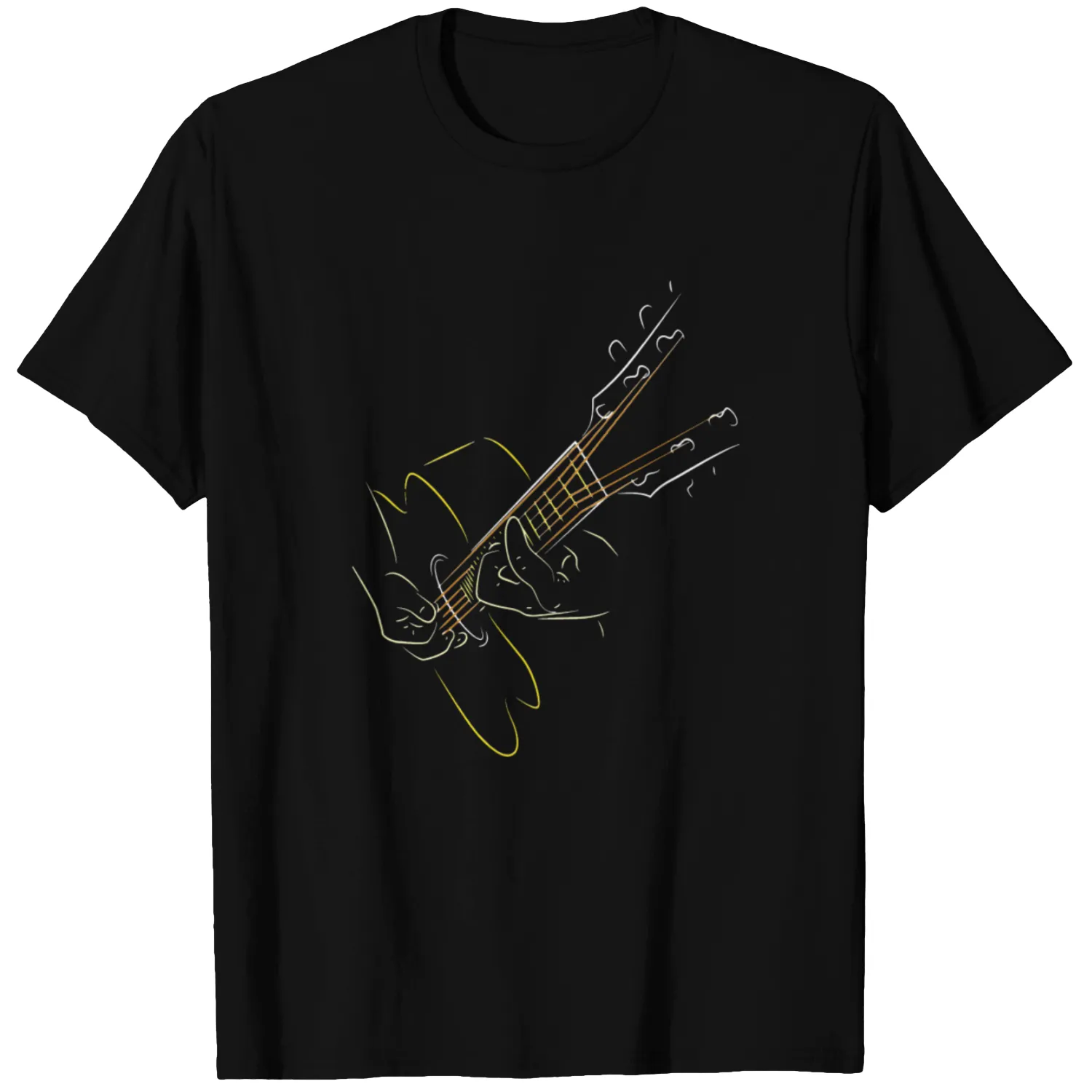 Playing Acoustic Guitar T-shirt