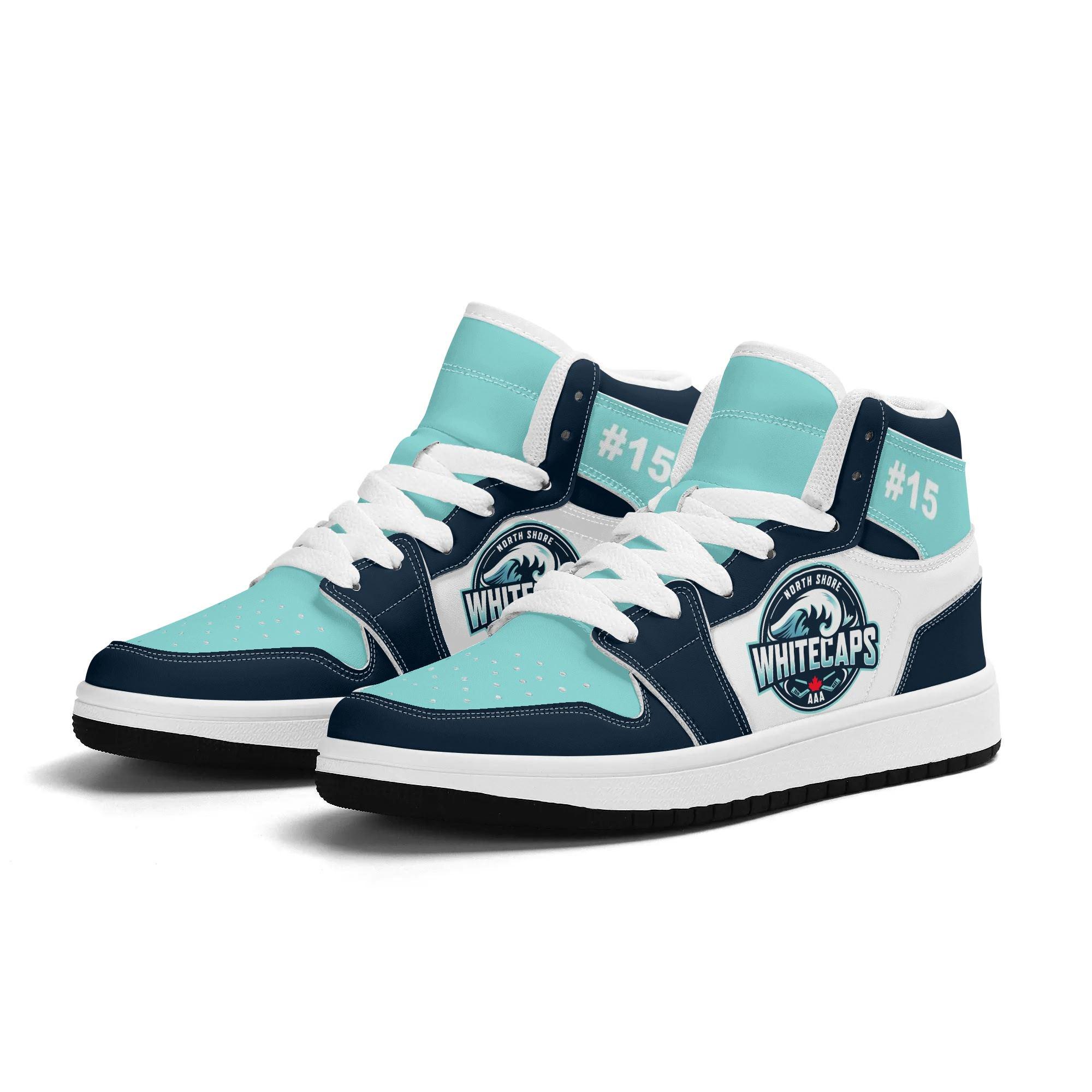 Hockey Team Basketball Shoes | Men High-Top Sneakers