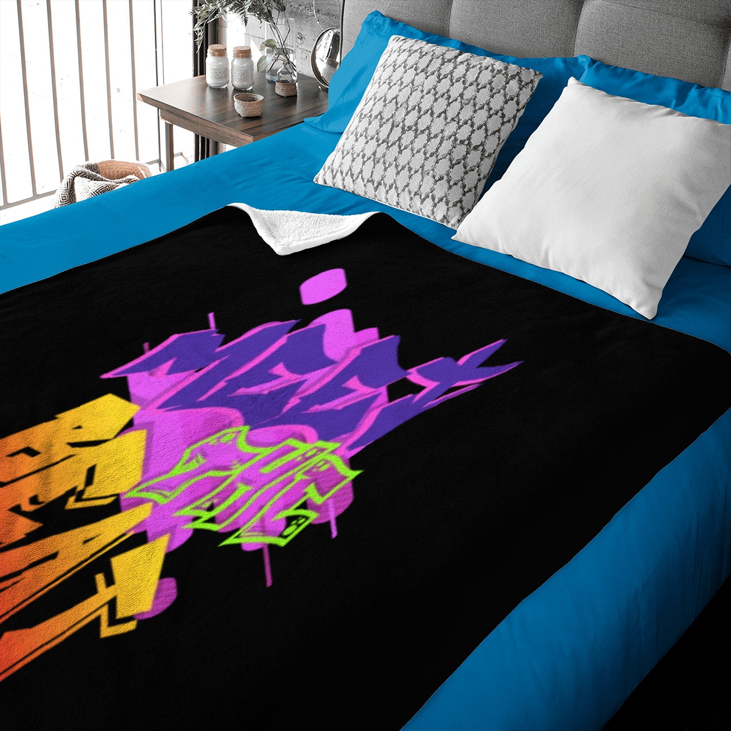 Break dancer hip hop dance form - bboy Baby Blankets