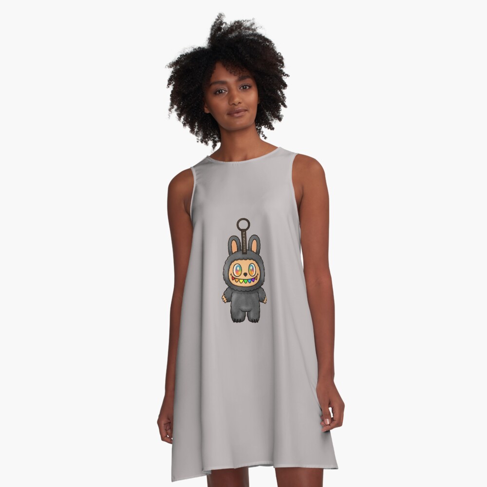 ID ♡ Big Into Energy Secret Labubu ♥ Pop Mart The Monsters A-Line Dress