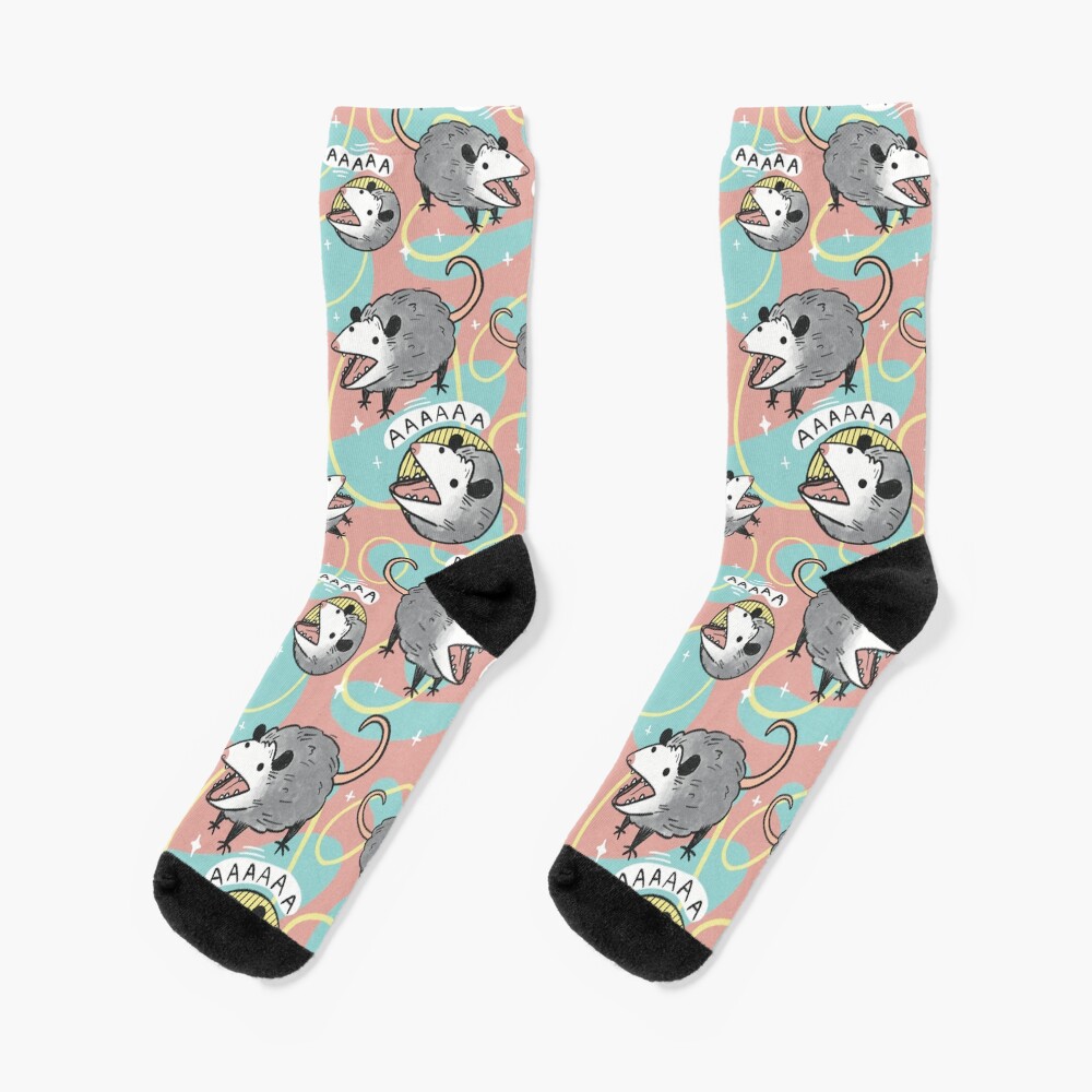 Opossum Screm Socks