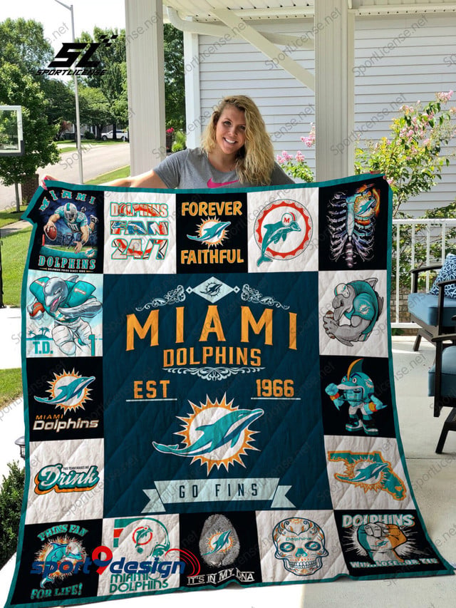 Miami Dolphins Blanket And Quilt Gift For Fans