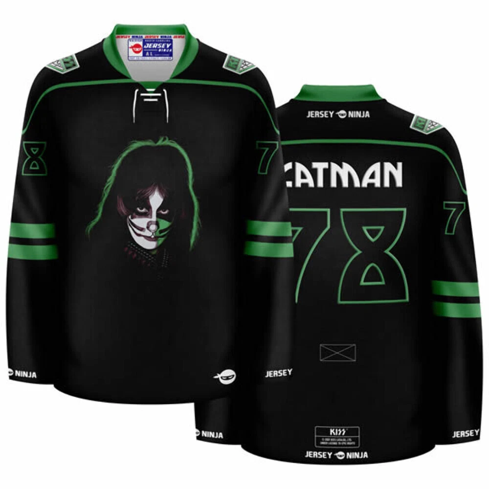 KISS The Solo Albums Catman Hockey Jersey