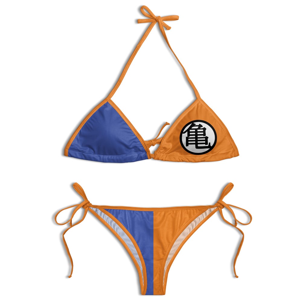 Goku Dragon Ball Z Women's String Bikini Swimsuit
