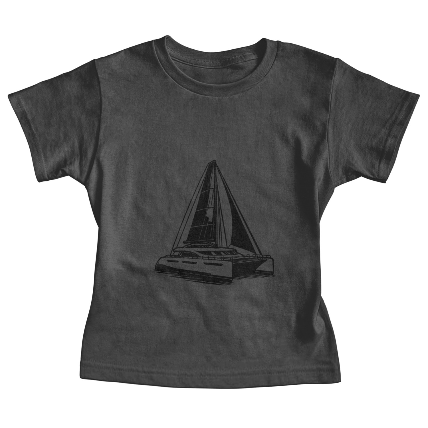 Sport Catamaran Double Hull Sailing Boat With Baby Tees