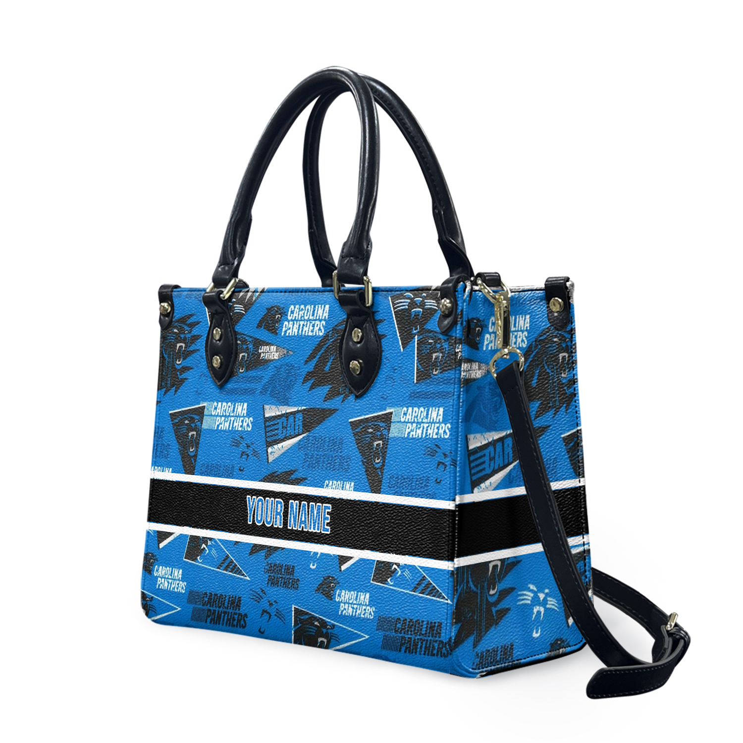Personalized Carolina Football Team Pantherss Leather Handbag Gift