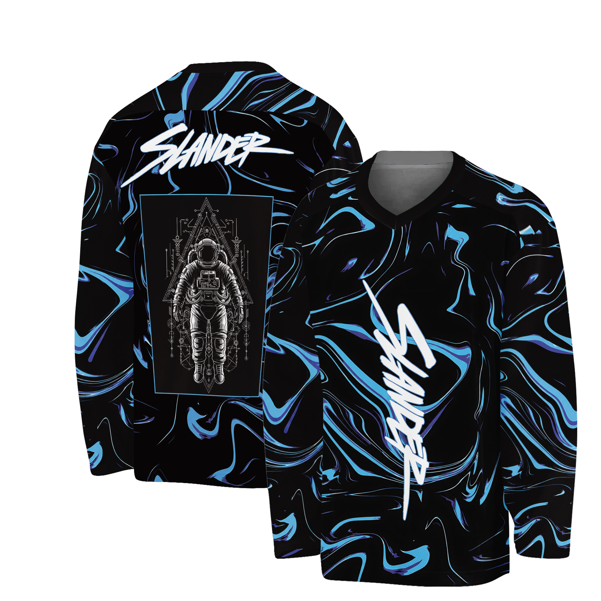 Slan Rave Jersey, EDM Festival Hockey Shirt, Comfy Rave Outfit for Bass Music Lovers
