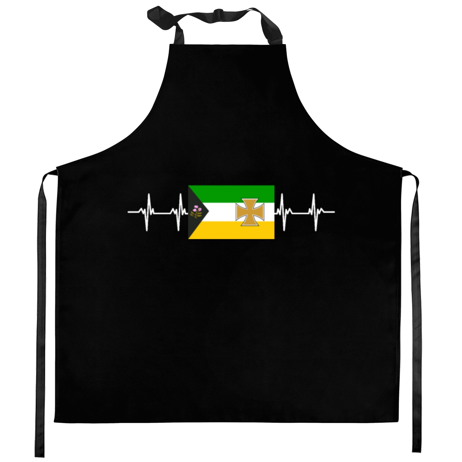 Irish Ireland Offaly Flag Kitchen Aprons