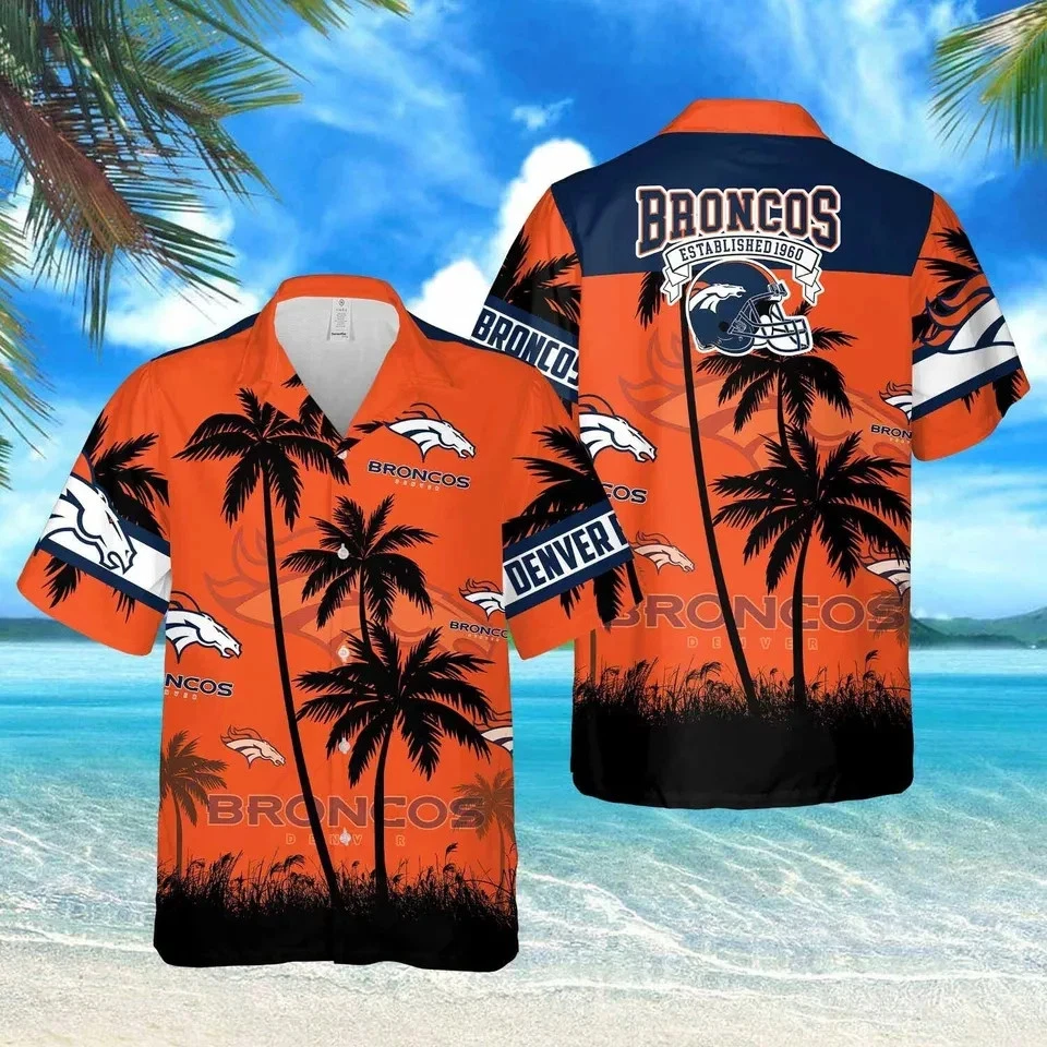 Denver Football Team Broncoss Hawaiian Shirt