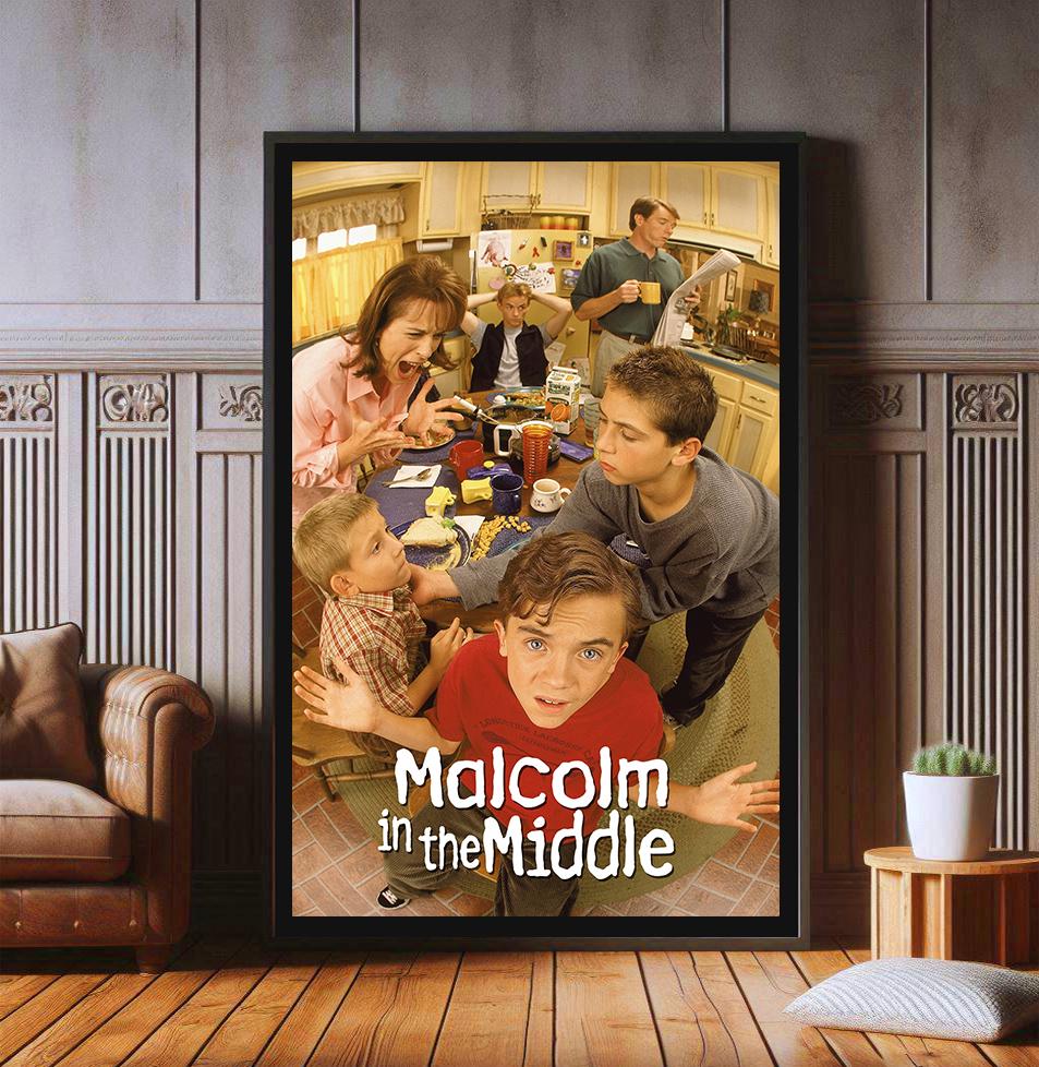 Malcolm in the Middle Film Poster, High Quality Canvas Print, Popular Poster Prints for Wall Aesthetic Decor