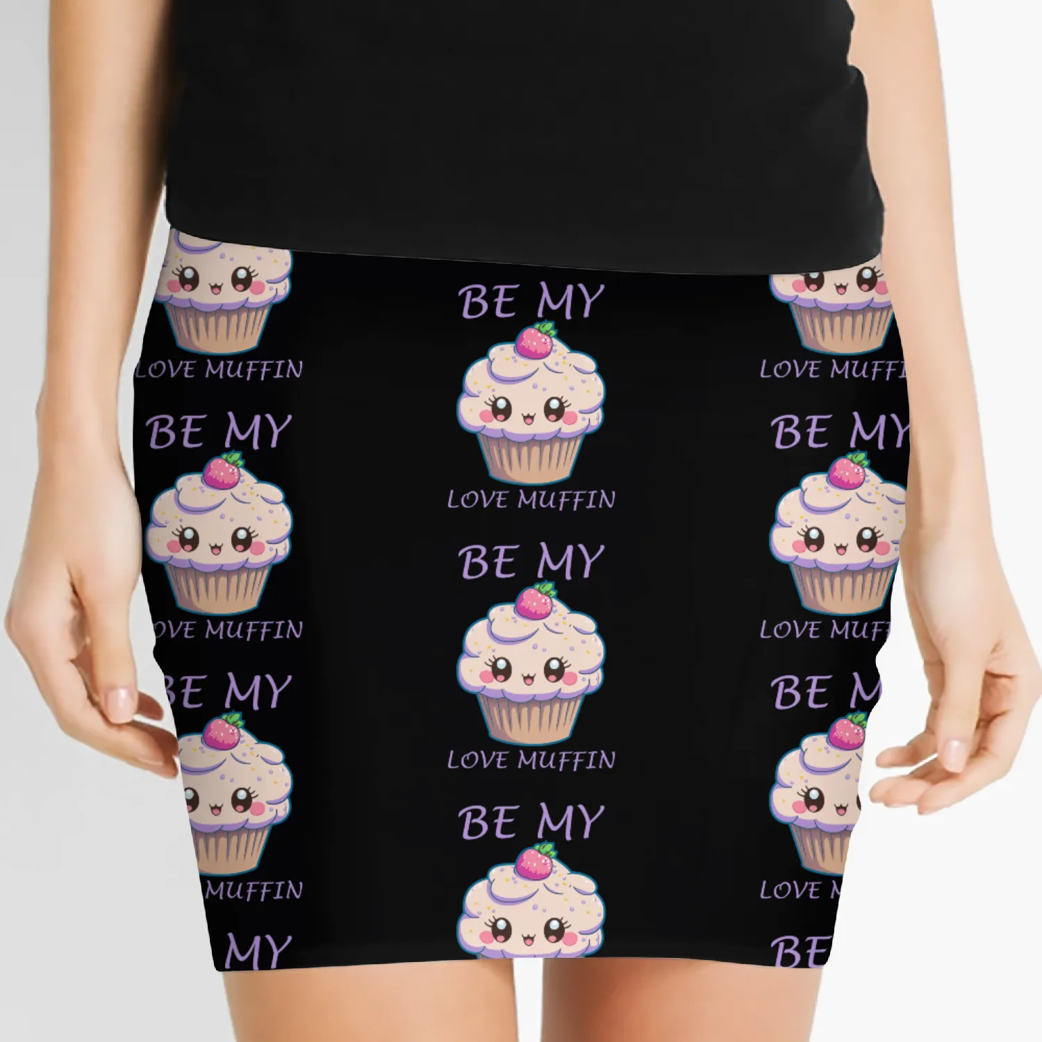 Be My Love Muffin Women's Mini Skirts
