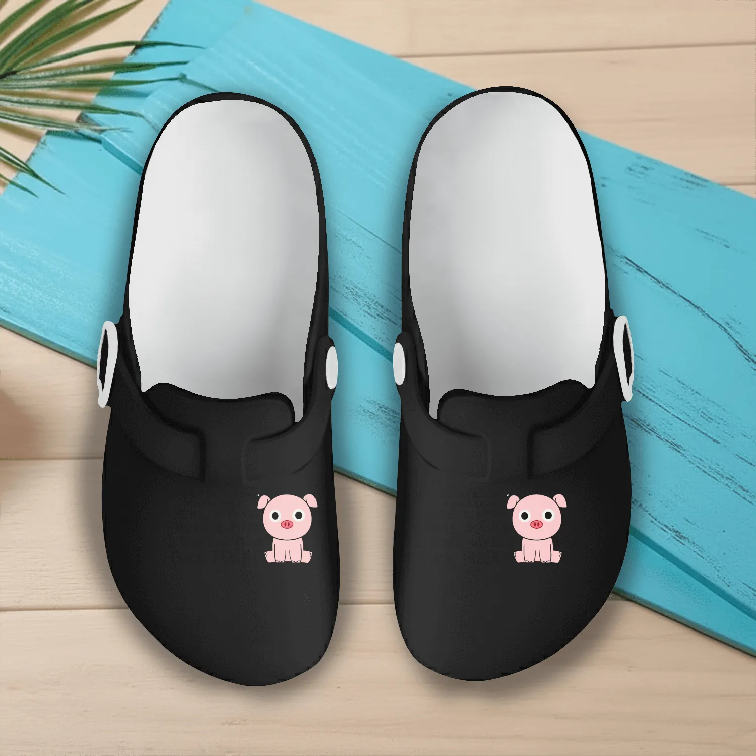 With A Fck Fck Here And A Fck Fck There Slip On Clogs