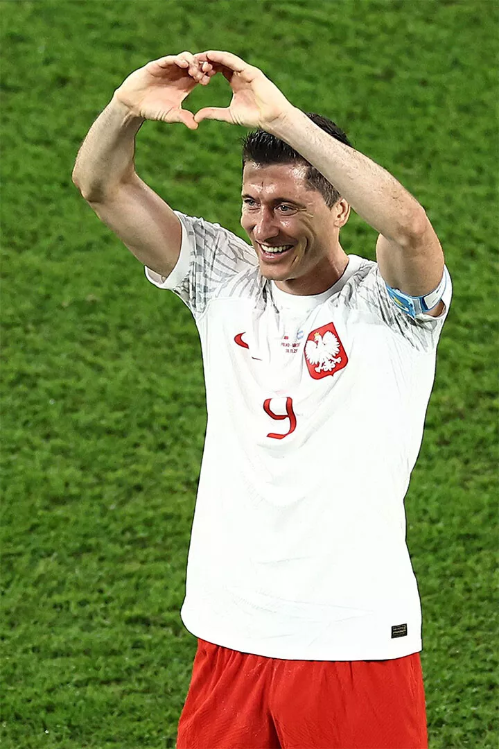 Robert Lewandowski Poland National Team World Cup Wall Art Home