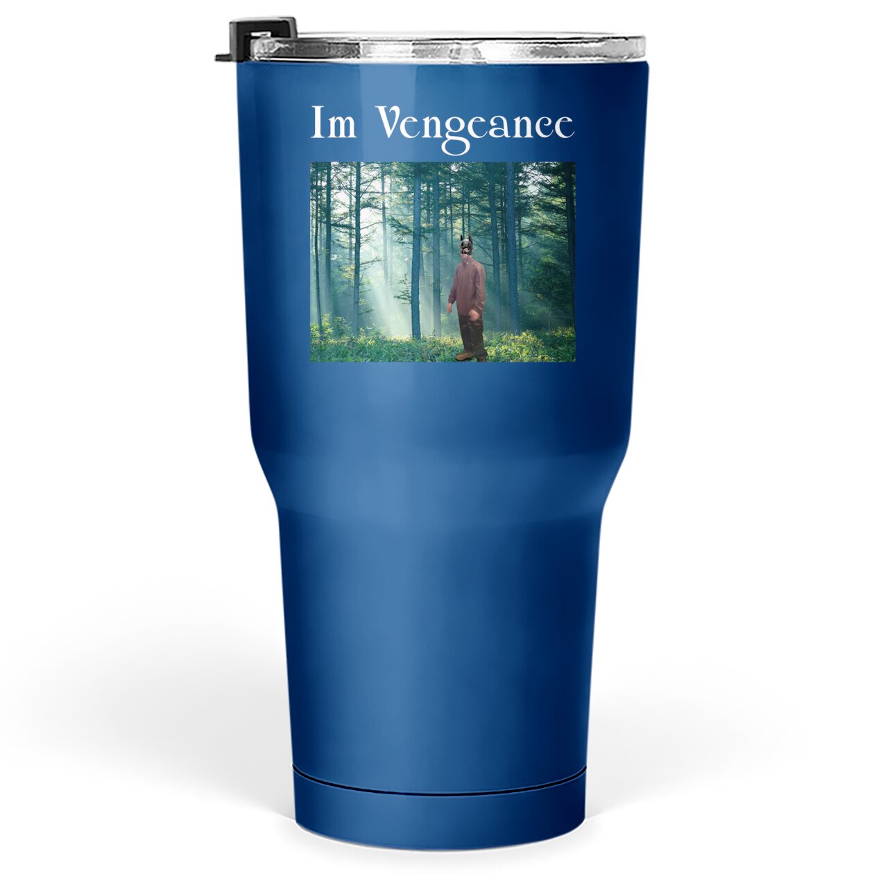 I'm Vengeance Tracksuit Robert Pattinson Standing in the Kitchen Meme Tumblers 30 oz