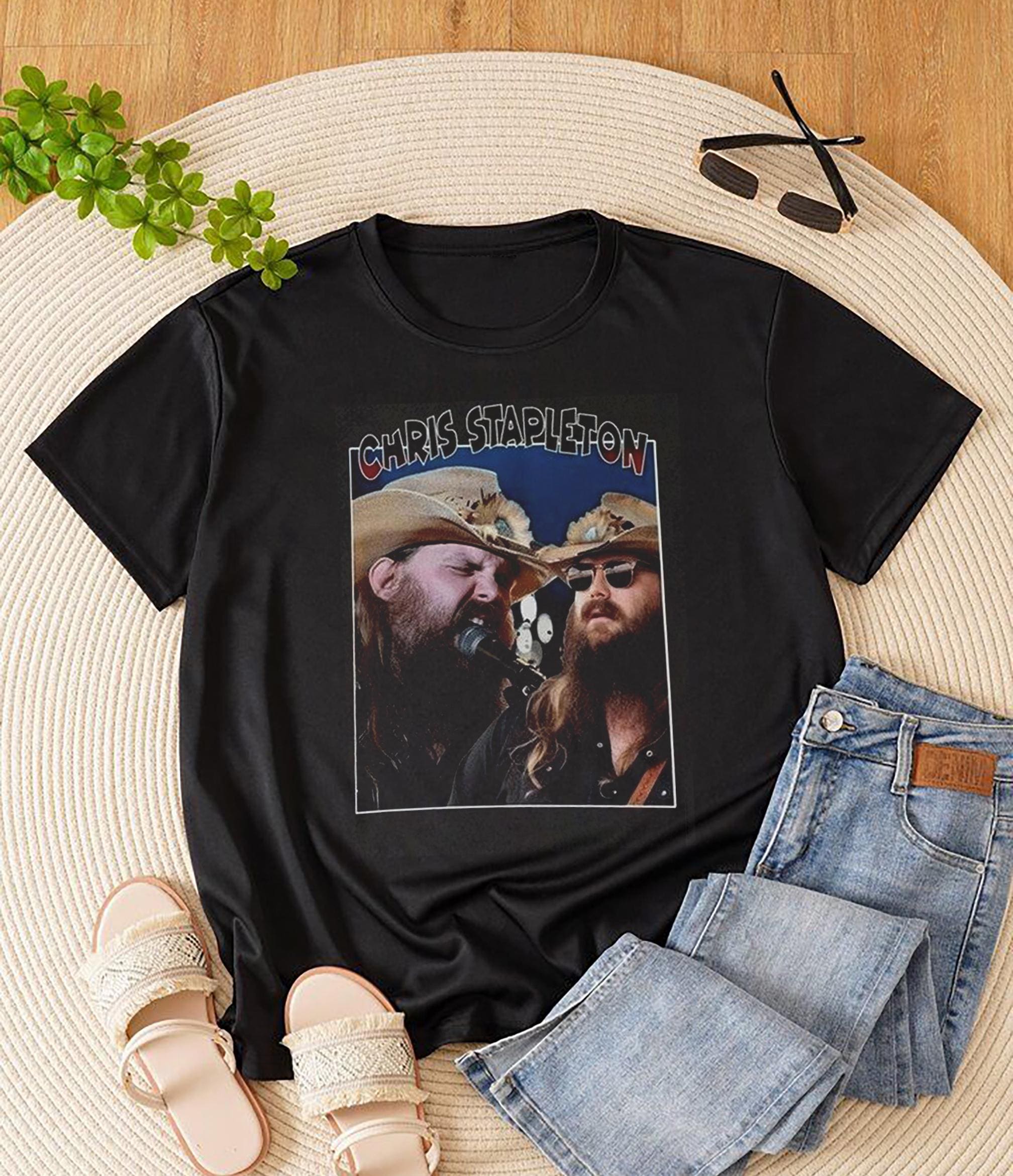 Chris Stapleton 90s Vintage T-Shirt, Chris Stapleton 2025 Tour T-Shirt