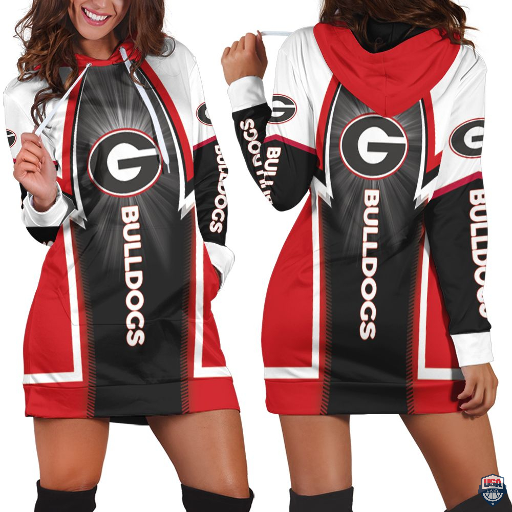 GA bulldogs NCAA 3D Hoodie Dress