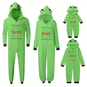 Funny Character Hooded Jumpsuit | Christmas Pajama Outfits | Family Matching Pajamas