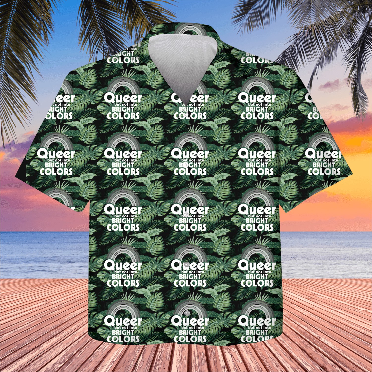 Queer But Not Into Bright Colors Kids Hawaiians