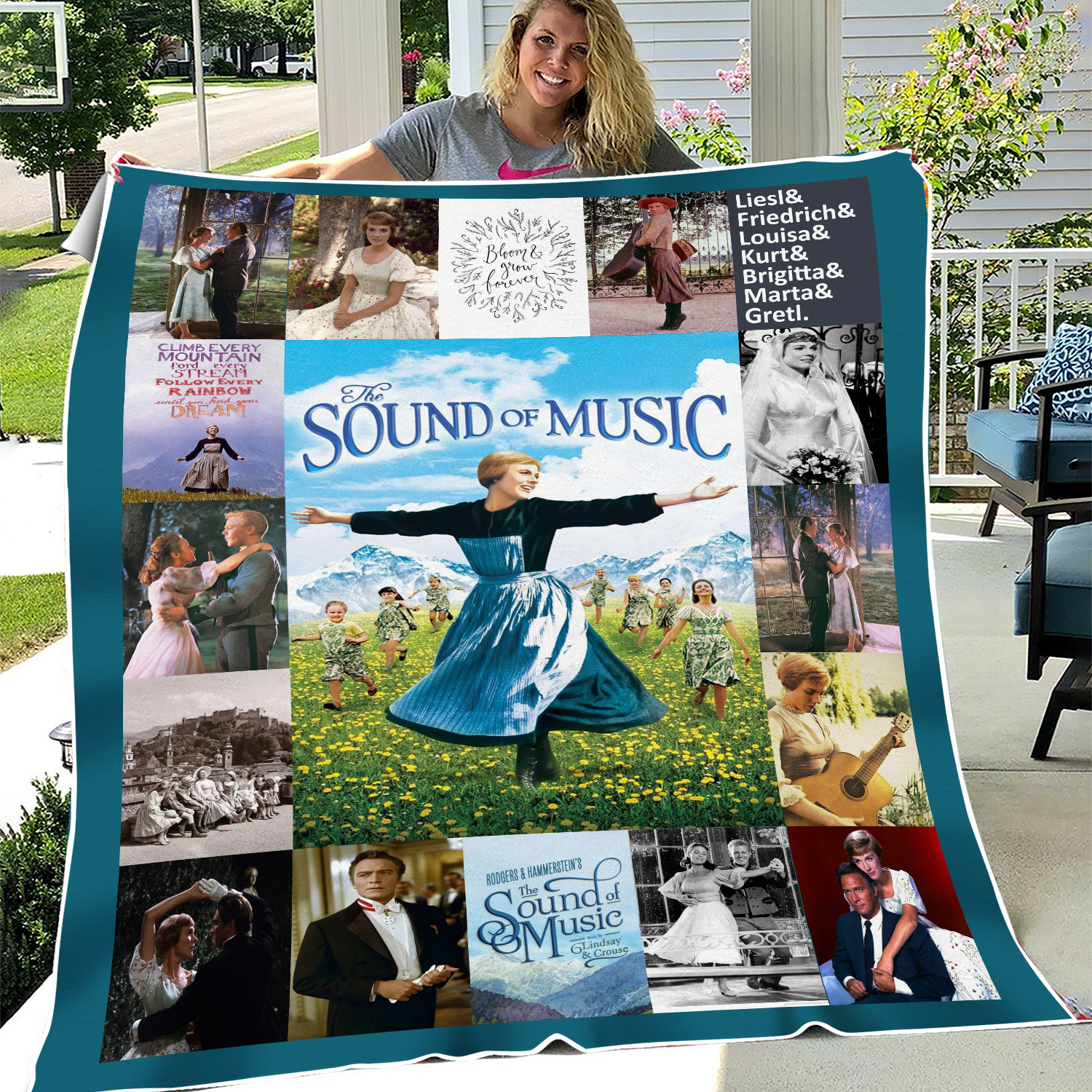 The Sound of Music Blanket, Broadway musicals Fleece Blanket