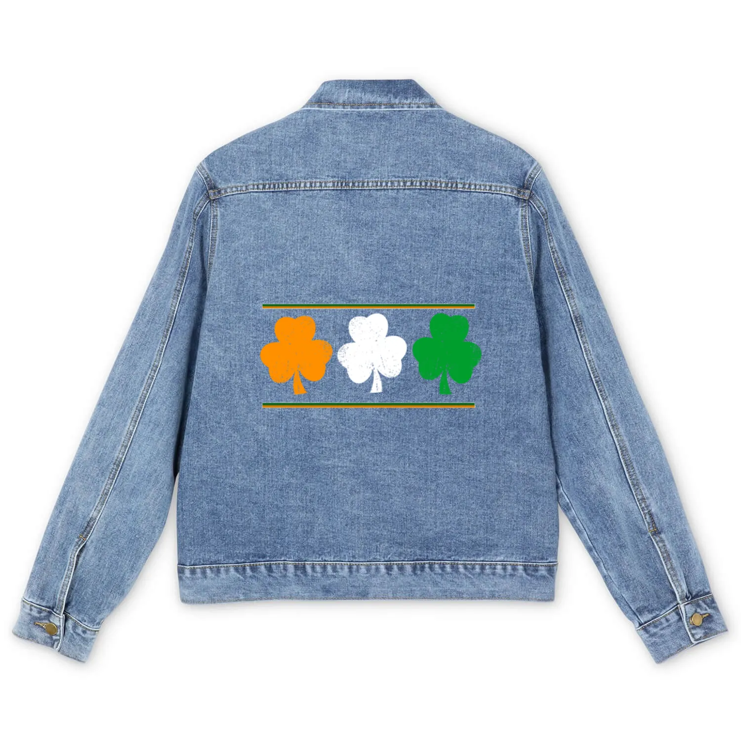 Irish Clover Men's Denim Jackets