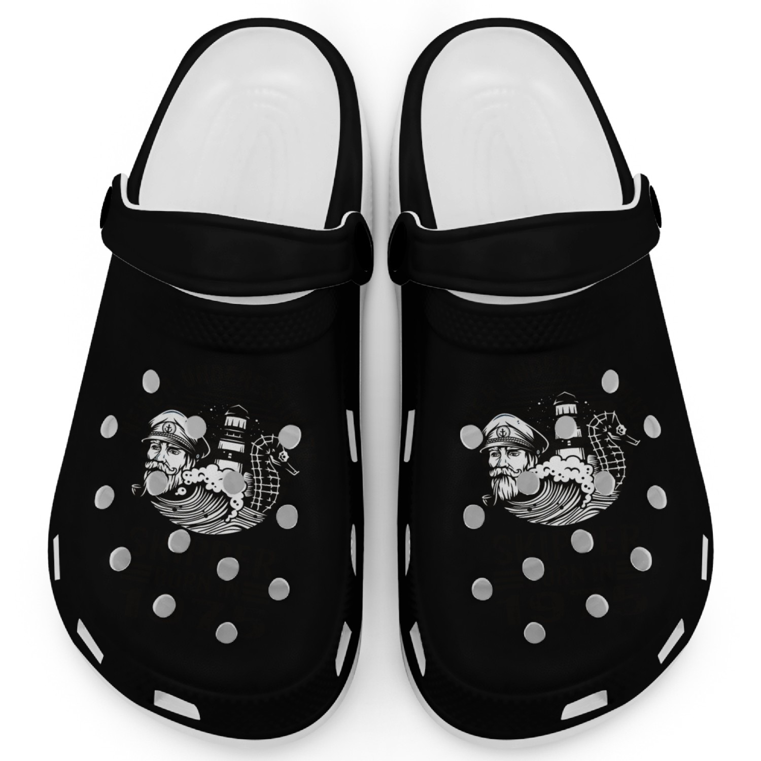 Never Underestimate Skipper Born In 1975 Clogs