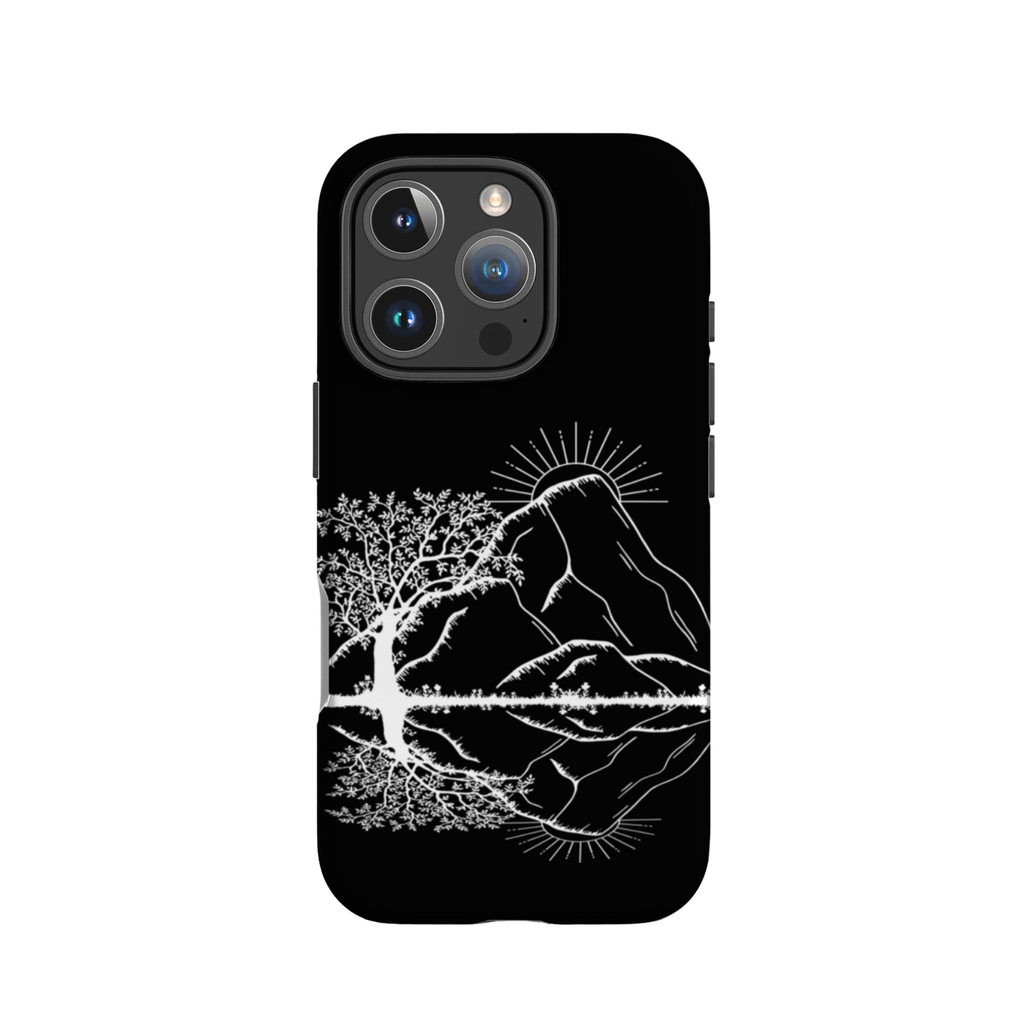 Mountain Trees Nature Sunset for Outdoors Nature IPhone Cases