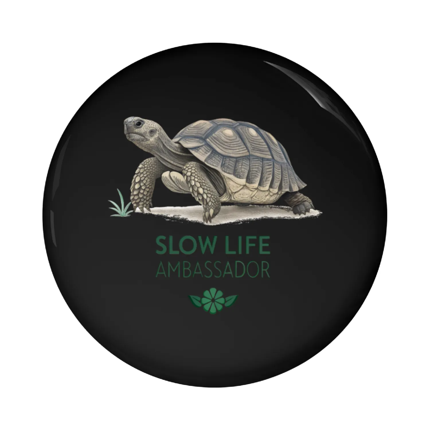 Captain Slowcoach Pin Buttons