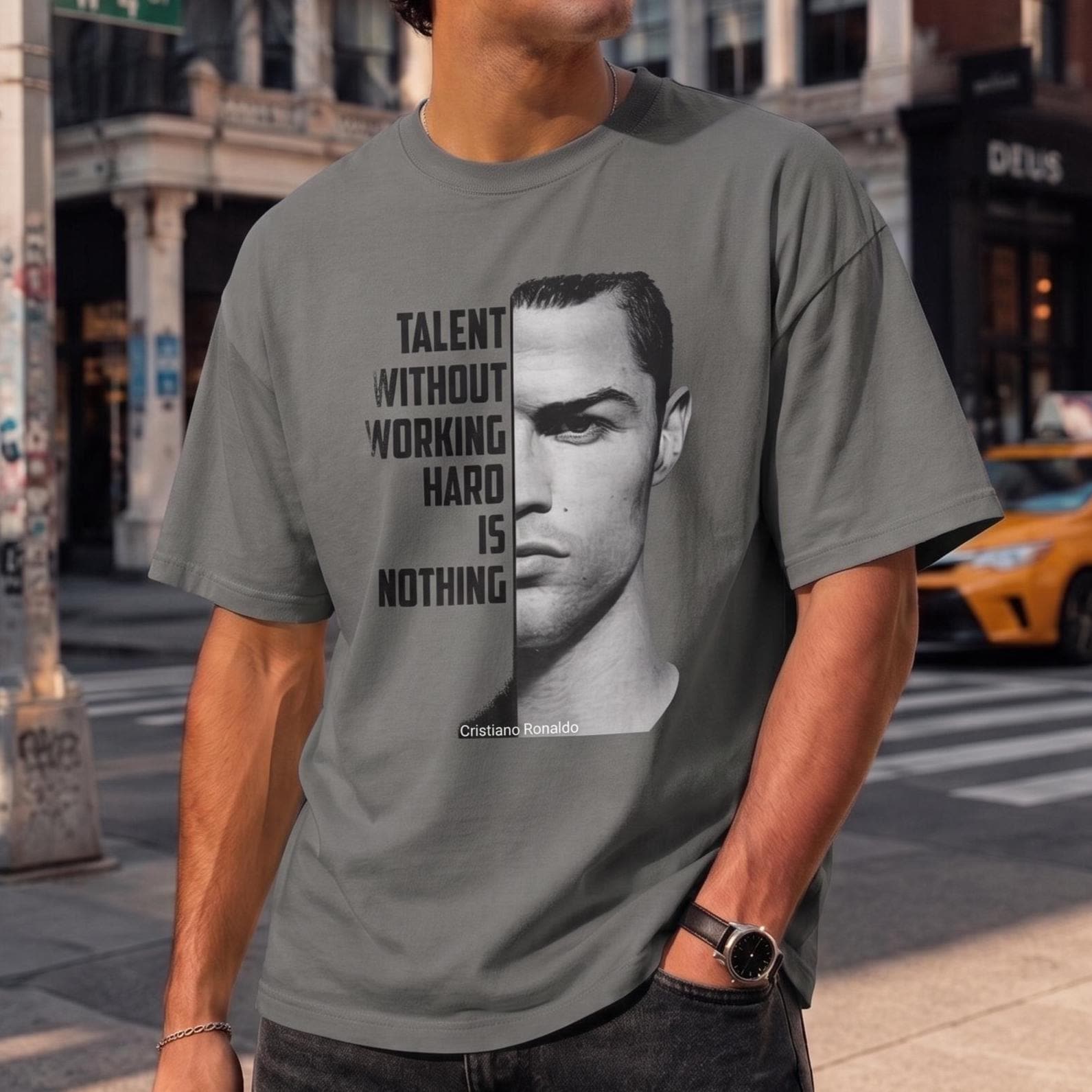 Cristiano Ronaldo Shirt, Trending Soccer Graphic Tee, Viral Football Fan Gift, Motivational Quote Shirt, Unisex Tee