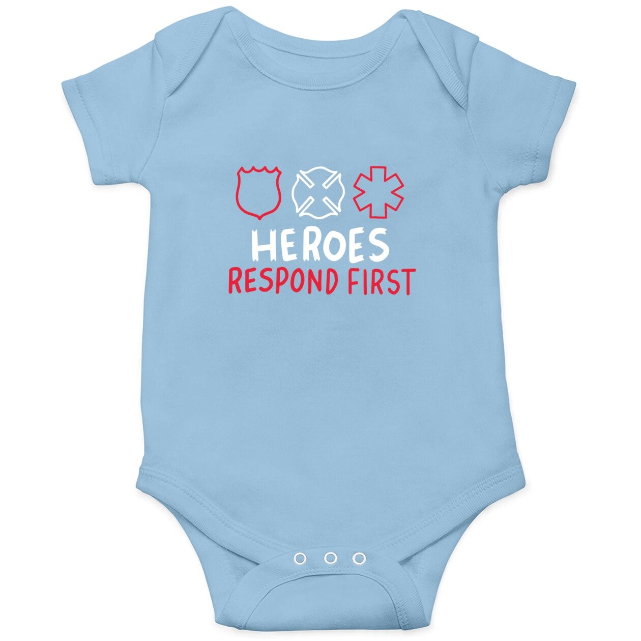 Emergency Medical Responders Hero Appreciation Emergency Baby Bodysuit