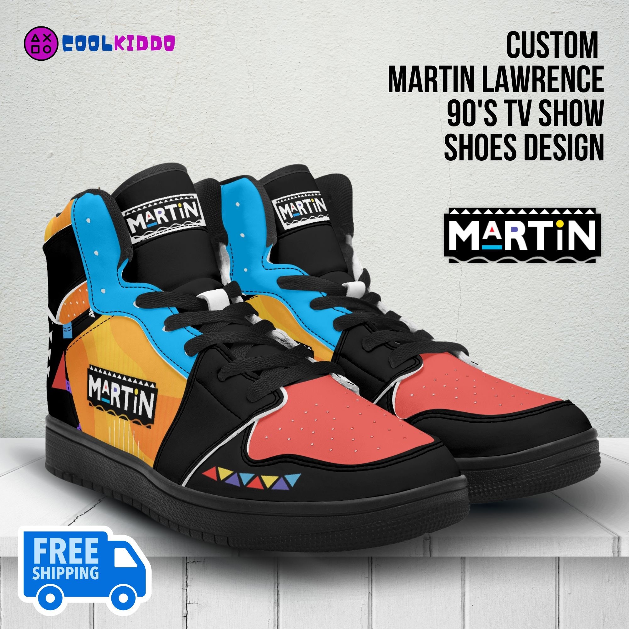 Custom Martin Lawrence Show Basketball Shoes | Winter Shoes | Gift For Men/Women, Casual Sneakers, Street Footwear