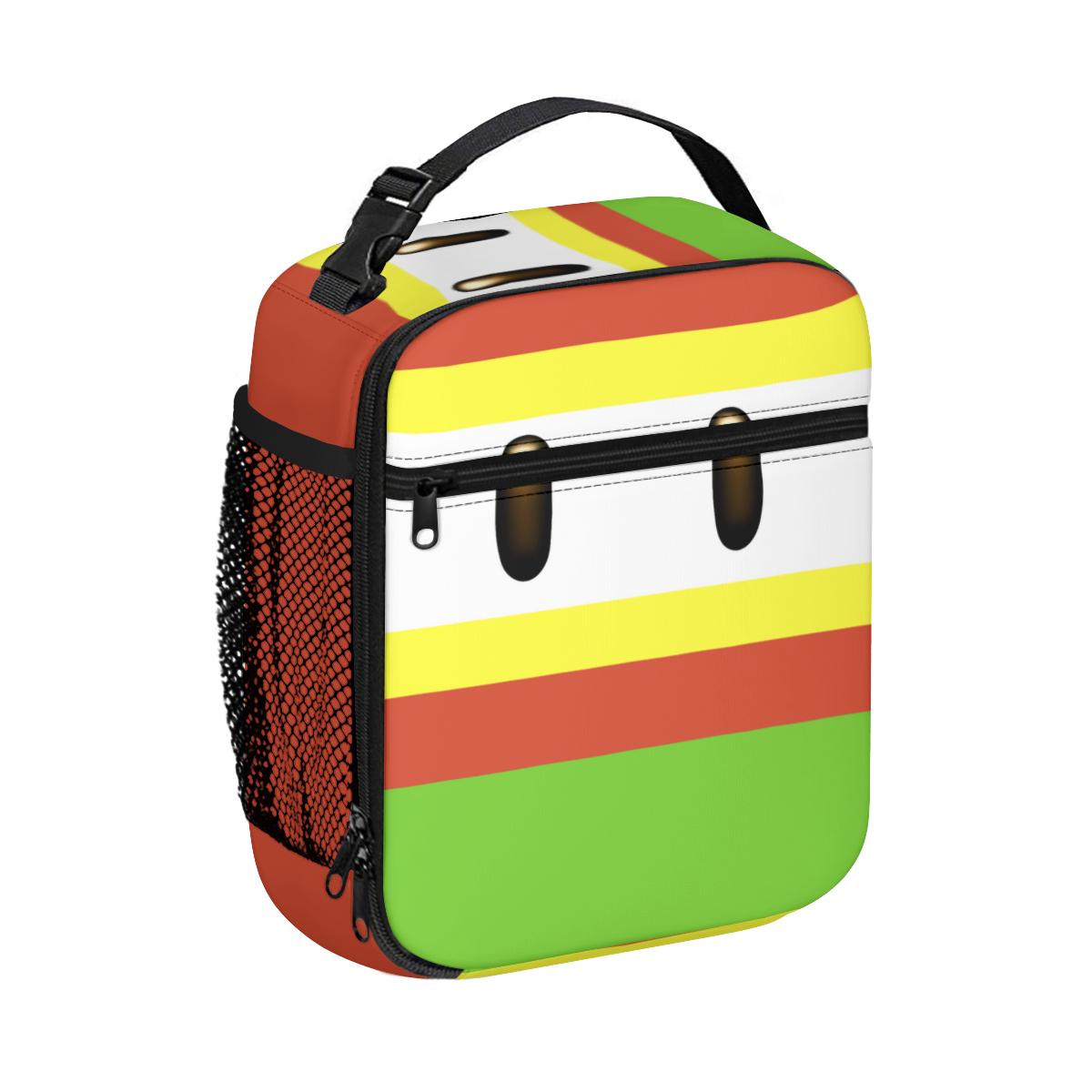 Super Mario Flower Power Lunchbox Insulated Gamer Tote | Waterproof, Durable, Large Capacity | Perfect for School or Day Trips