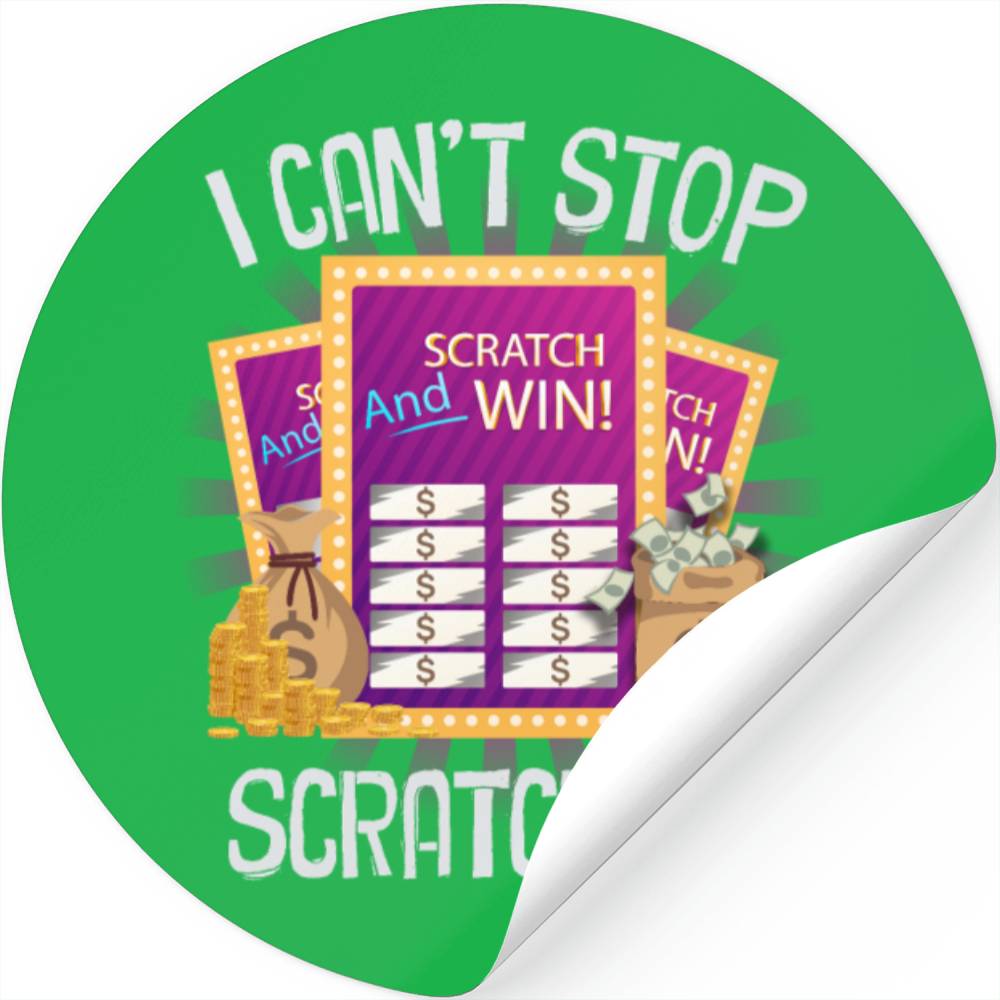 I Can't Stop Scratching Stickers