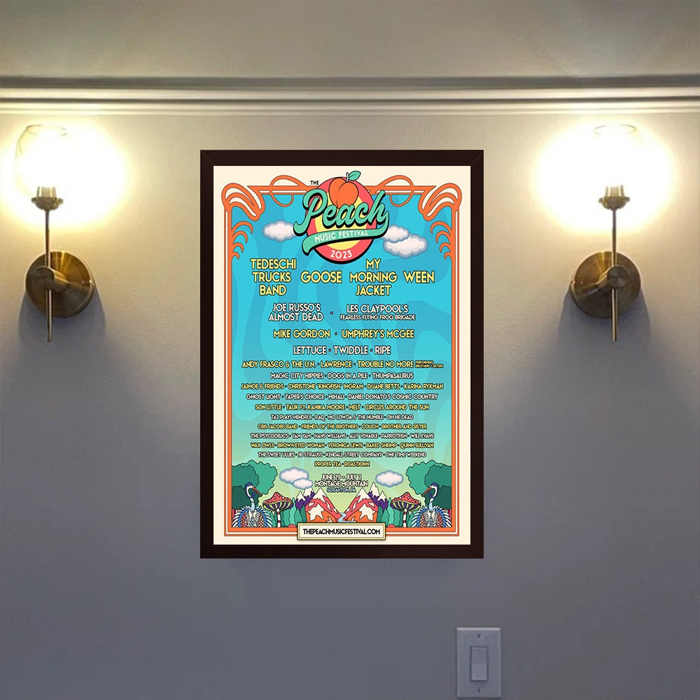 The Peach Music Festival Poster