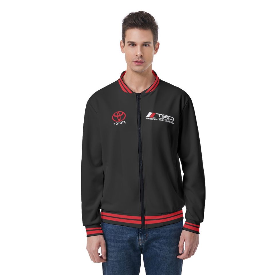 New Mens Toyota TRD Stand Collar Raglan Jackets