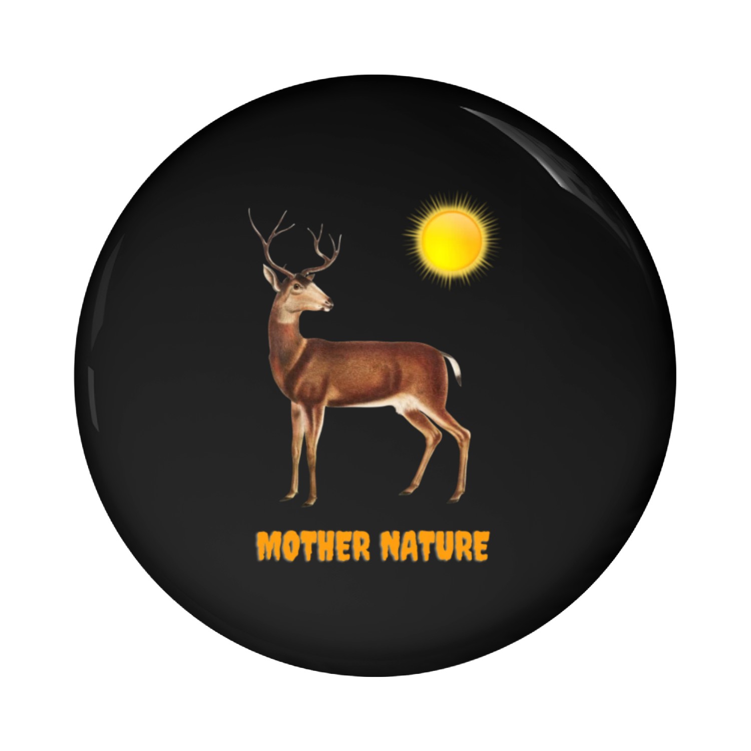 Mother nature Pin Buttons