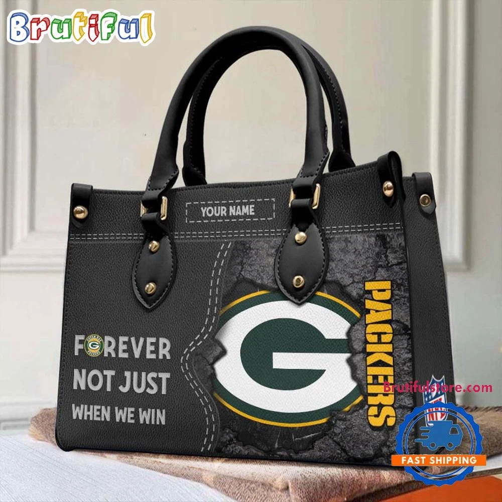 Greenbays Team Packers Forever Leather Bag, Sport Leather Bag, Unisex Bag