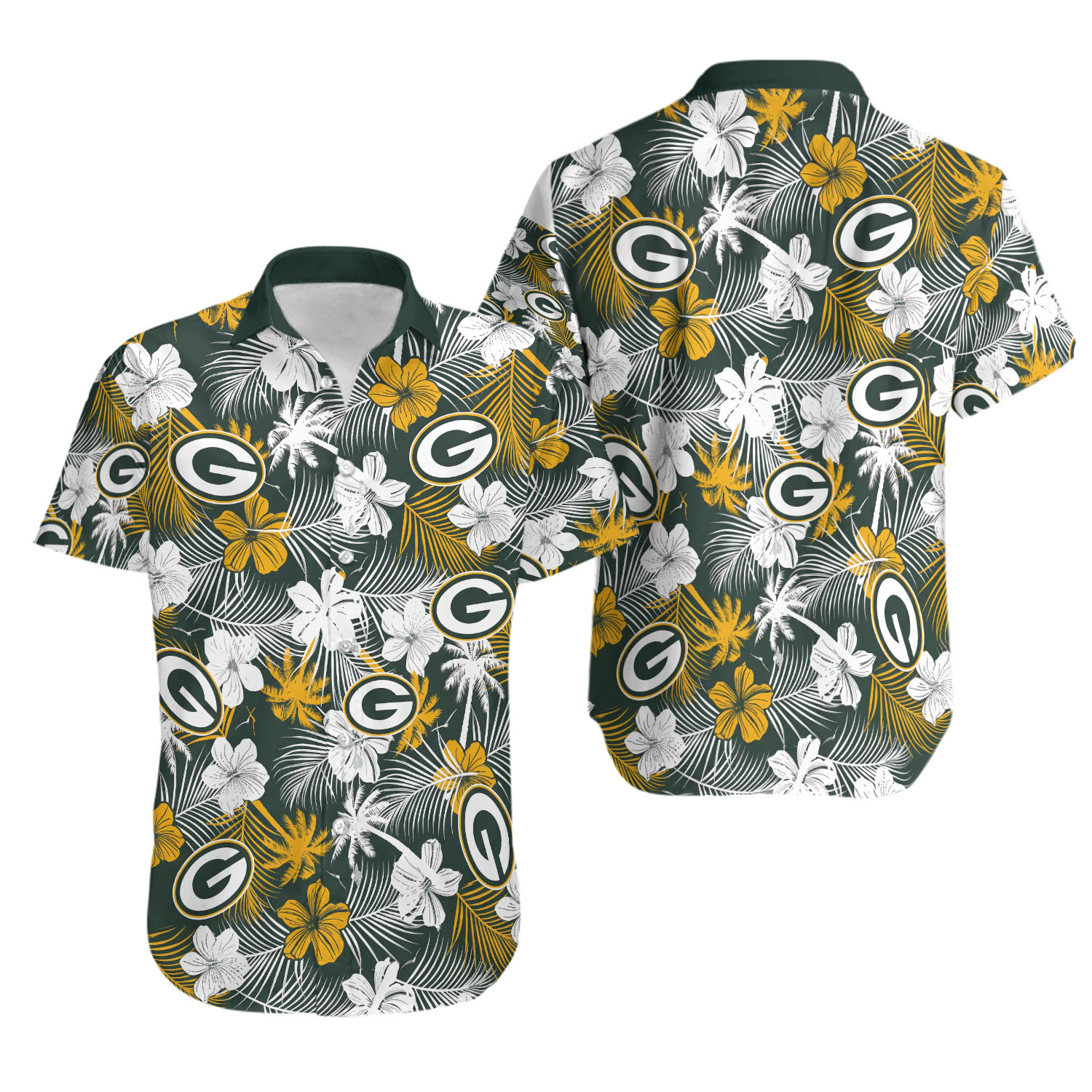 Green Bay Football Team Packerss Hawaiian Shirt