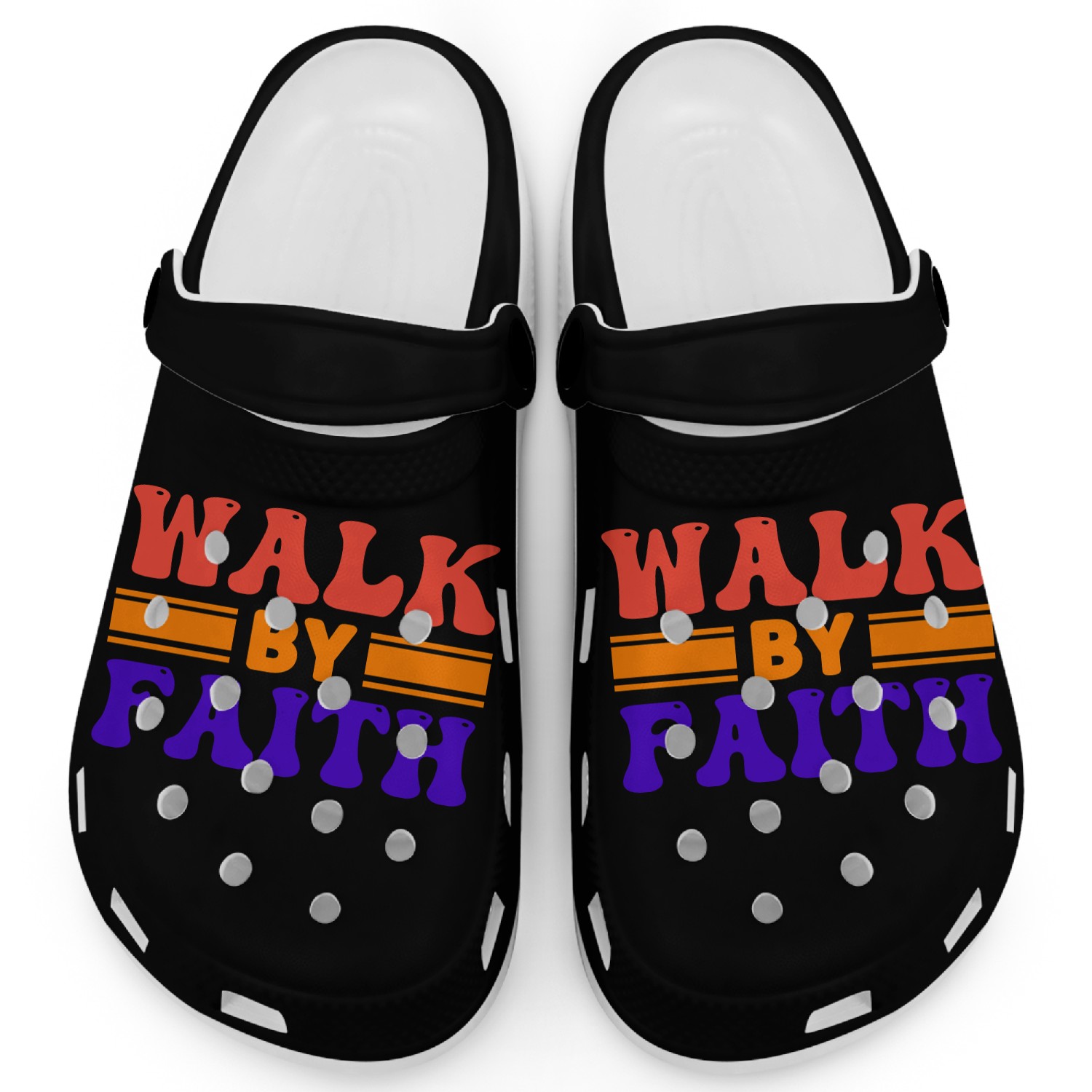 walk by faith Clogs