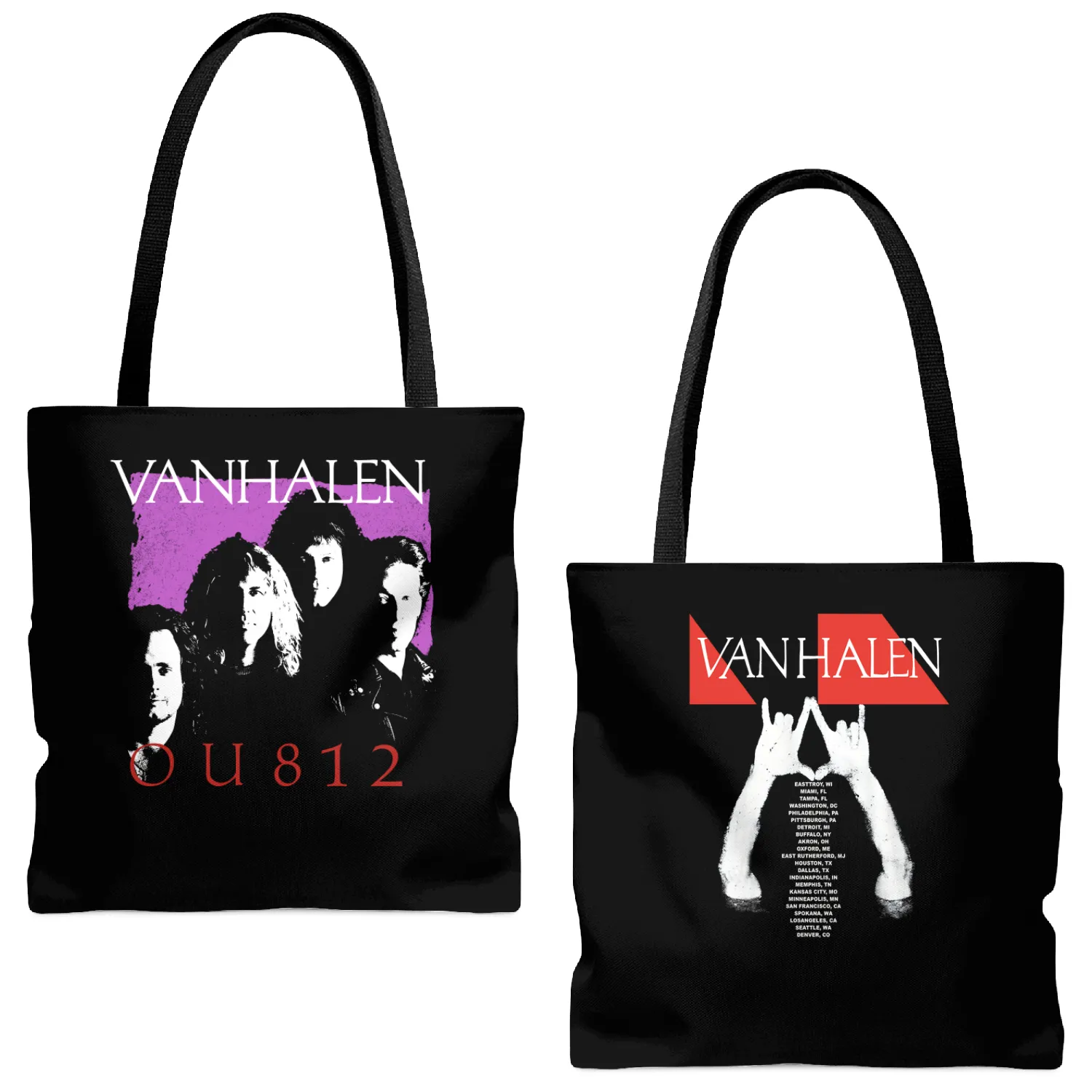1988 van OU812 Tour Tote Bags (AOP)